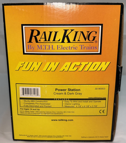 MTH 30-90003 O Scale Cream & Dk. Gray Power Station