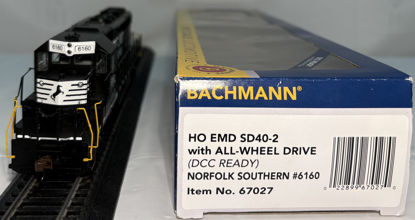 Bachmann 67027 EMD SD40-2, Norfolk Southern #6160