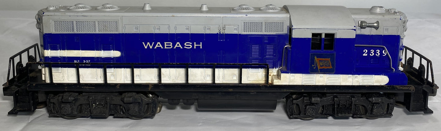 Lionel Post War 2339 Wabash GP7 Diesel