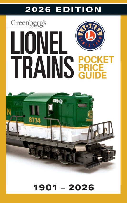 Greenburg’s Lionel Trains Pocket Price Guide 1901-2026