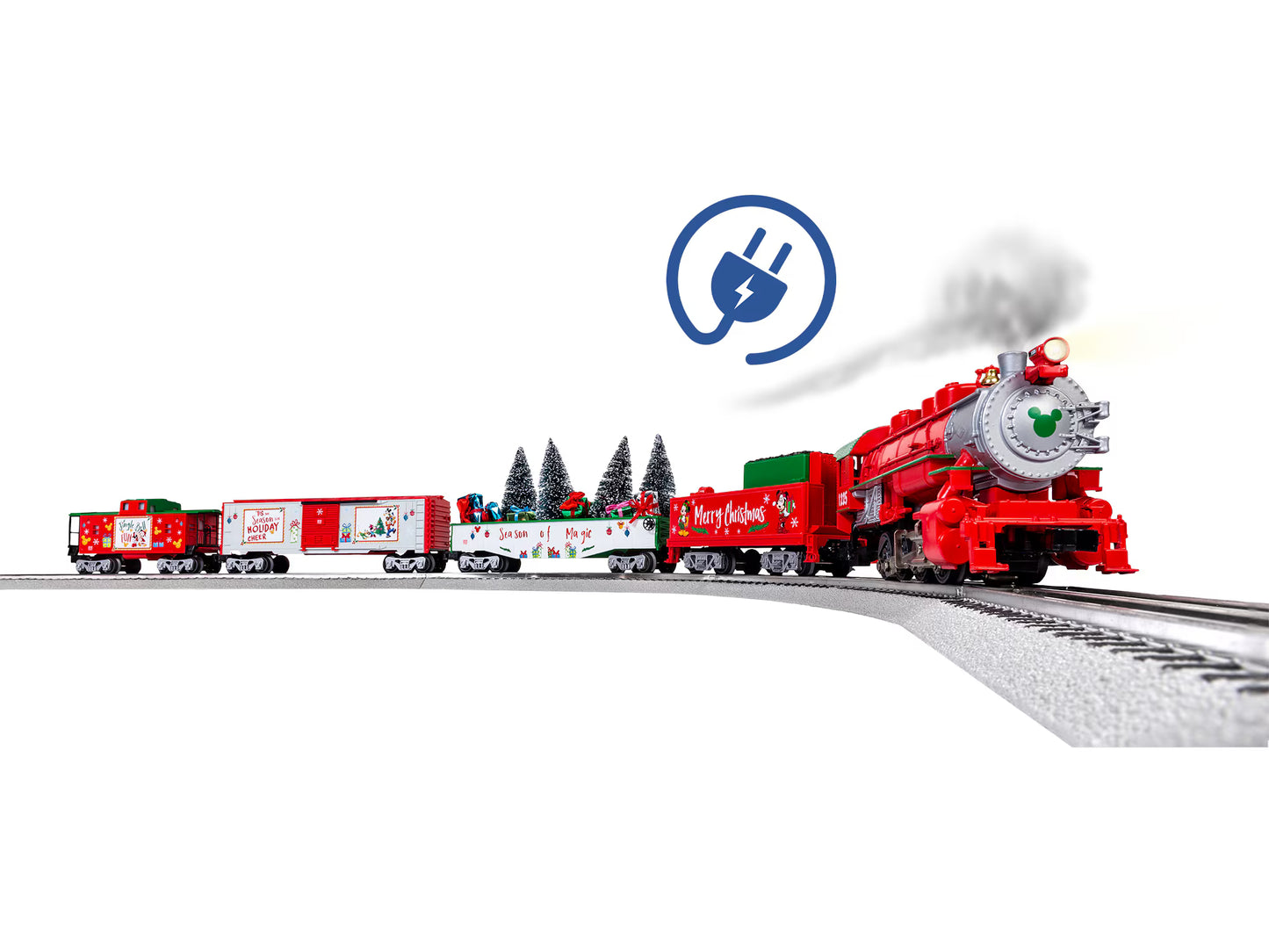 Lionel 1923140 Disney Christmas LionChief Train Set with Bluetooth