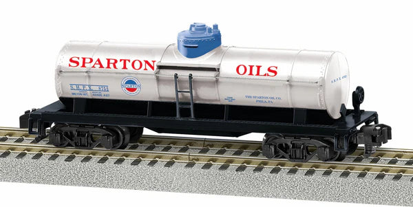 American Flyer 2119350 American Flyer Single Dome Tank Car Sparton Oil SHPX 8752