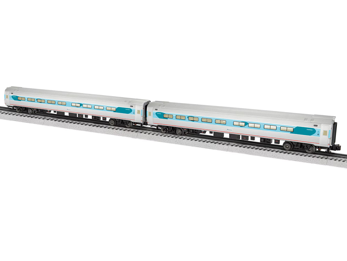 Lionel 2227300 Amtrak Amfleet Phase V Coach 2-Pack