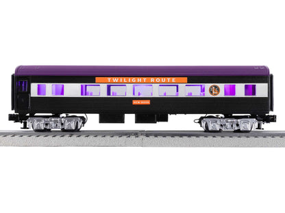 Lionel 2427930 O Gauge Halloween Streamlined Passenger Coach "New Moon"