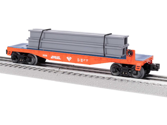 Lionel 2428290 DC Comics Superman Man of Steel I-Beam Flatcar