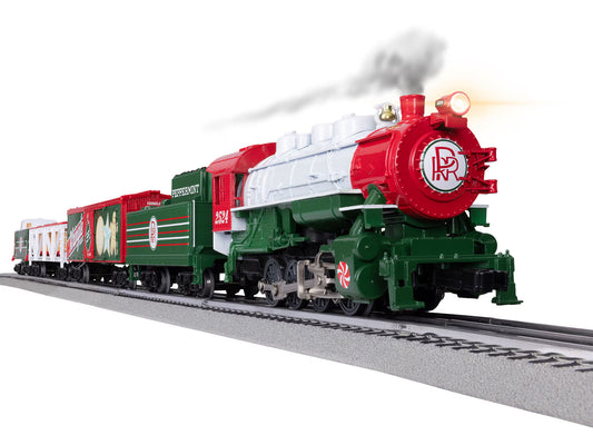 Lionel 2523120 Peppermint Railroad 0-8-0 Christmas Freight LionChief Set with Bluetooth 5.0 w/Remote