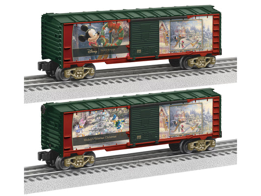 Lionel 2528420 Thomas Kinkade Disney Mickey's Victorian Christmas Boxcar