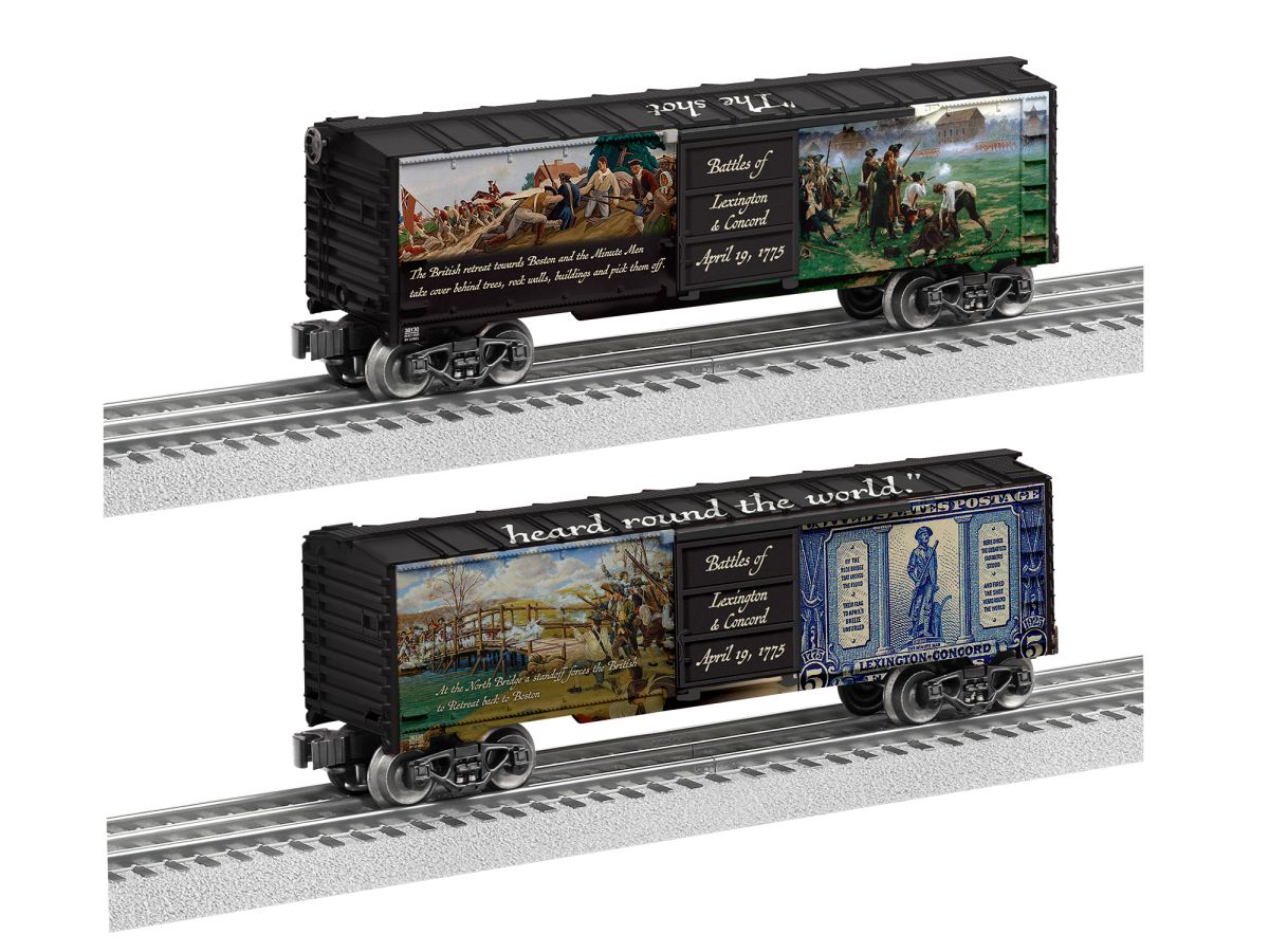 Lionel 2538130 Battles of Lexington & Concord 250th Anniversary Boxcar