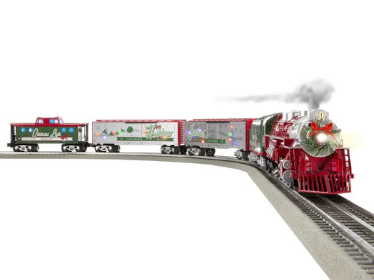 Lionel 2123100 O Christmas Light Express LionChief Set w/ Bluetooth 5.0 & Remote