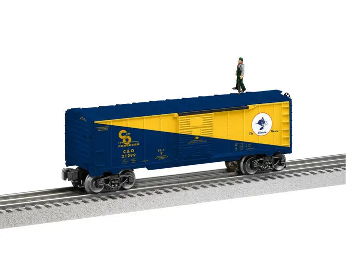 Lionel 2128010 Chesapeake & Ohio Chessie Kitten Operating Walking Brakeman Car