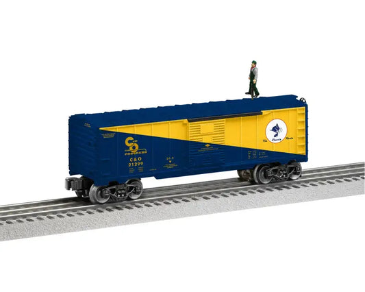 Lionel 2128010 Chesapeake & Ohio Chessie Kitten Operating Walking Brakeman Car