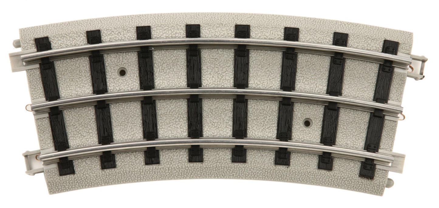 MTH 10-99073 Std. Gauge Tinplate Std. Gauge Track w/Roadbed - 1/2 72" Diam. Curve