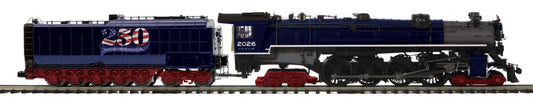 MTH Premier 20301291 America’s 250th 4-8-4 Steam Locomotive w/Proto-Sound 3.0 (Hi-Rail Wheels)