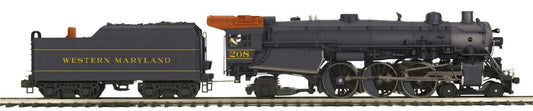 MTH 20-3933-1 Image Western Maryland O Scale Premier 4-6-2 P47 Baldwin Pacific Steam Engine w/Proto-Sound 3.0 (Hi-Rail Wheels)