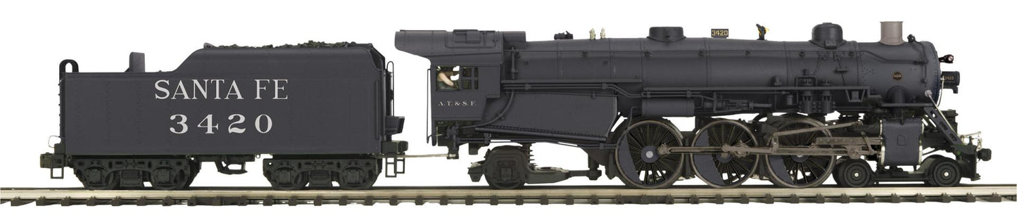 MTH 20-3936-1 Santa Fe Scale Premier 4-6-2 P47 Baldwin Pacific Steam Engine w/Proto-Sound 3.0 (Hi-Rail Wheels)
