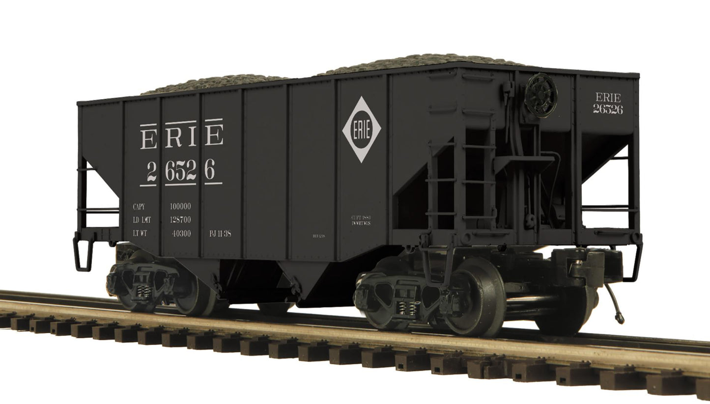 MTH 20-95706 Erie O Scale Premier 2-Bay Fish Belly Hopper Car