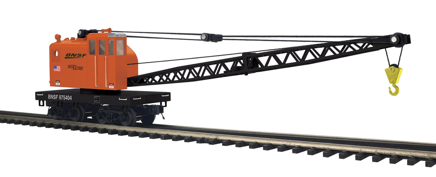 MTH 20-95853 BNSF American Crane Car