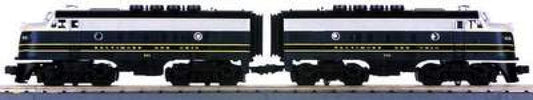 MTH 30-2143-1 Railking Baltimore & Ohio F-3 AA Diesel Set with P/S3