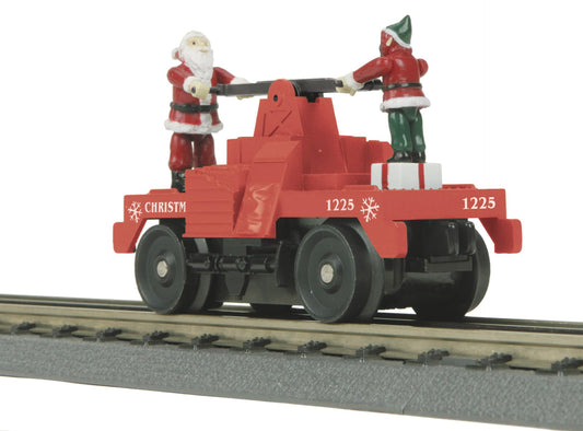 MTH 30-5234 Christmas O Gauge RailKing Operating Hand Car