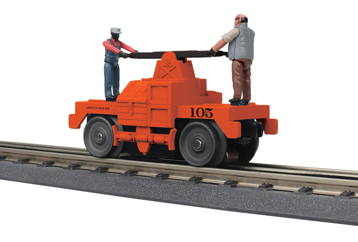 MTH 30-5236 Maintenance of Way O Gauge RailKing Operating Hand Car #105
