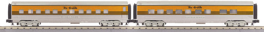 MTH RailKing Denver Rio Grande 2-Car 60’ Streamlined Sleeper/Diner