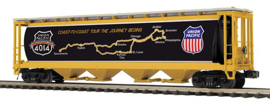 MTH 20-96906 Premier O Scale 2026 Union Pacific Big Boy Map 100 Ton Hopper Car