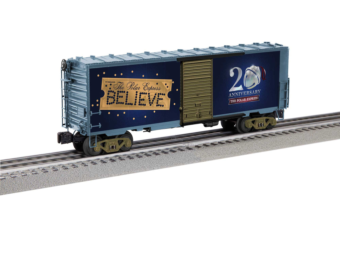 Lionel 2426790 O Gauge THE POLAR EXPRESS™ 20th Anniversary Bell Sounds PS-1 Boxcar