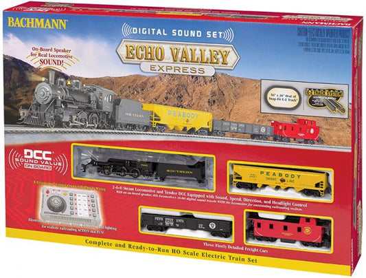 Bachmann 00825 Echo Valley Express Steam Freight Set w/DCC & Sound